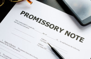 Kiss that Promissory Note good bye!